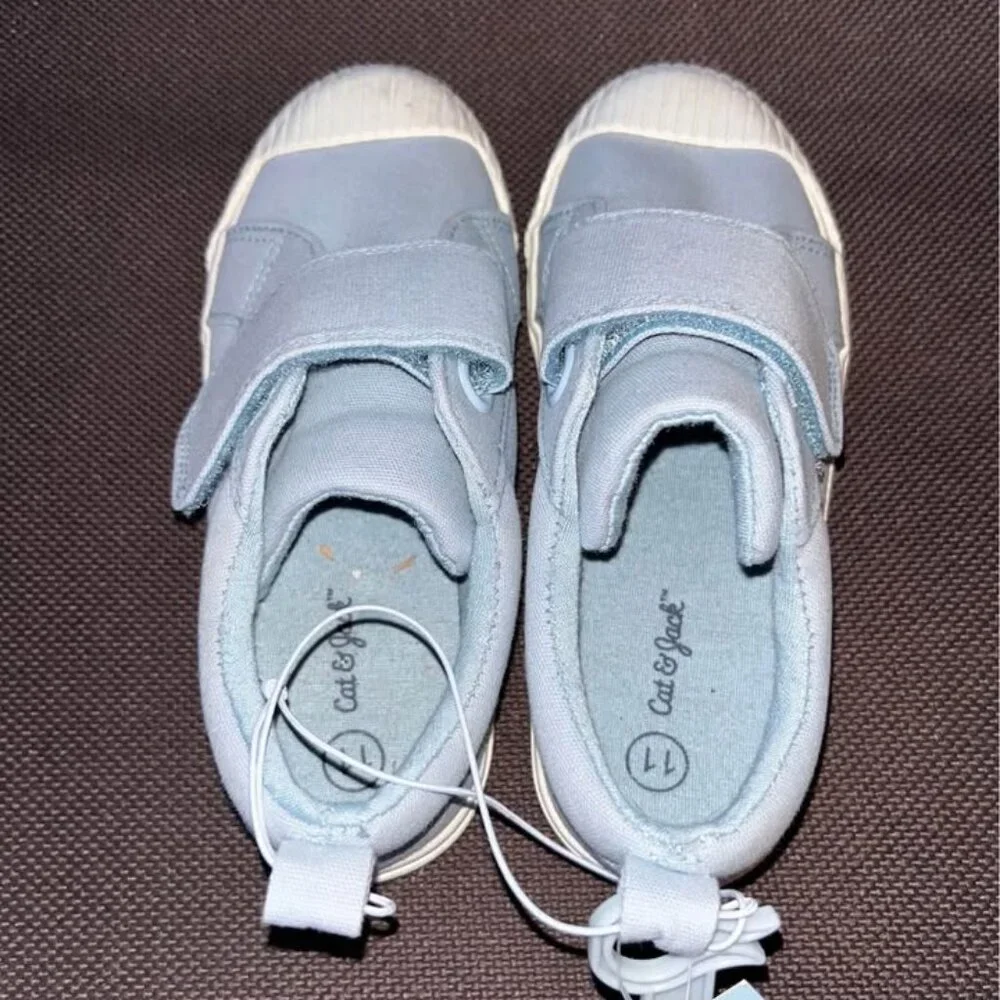Cat & Jack Blue Sneakers Shoes, Kids Size 11, NWT